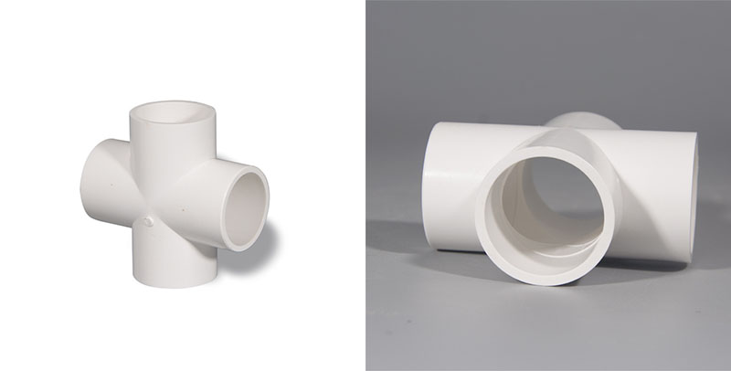 PVC equal cross