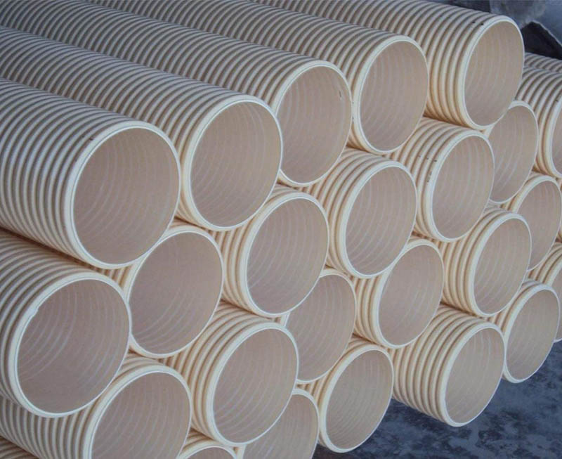 PVC U corrugated double wall pipe